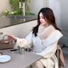 金蘑菇菇 海盐奶酪 减龄氛围少女 连帽大衣 商品缩略图1