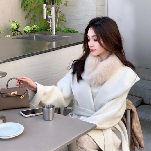 金蘑菇菇 海盐奶酪 减龄氛围少女 连帽大衣 商品图1