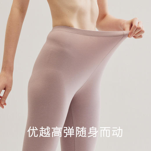 亲肤棉更柔软 冬天保暖裤打底裤单件秋裤女士纯棉薄款内穿保暖衬裤打底棉毛裤秋冬季打底线裤 商品图1