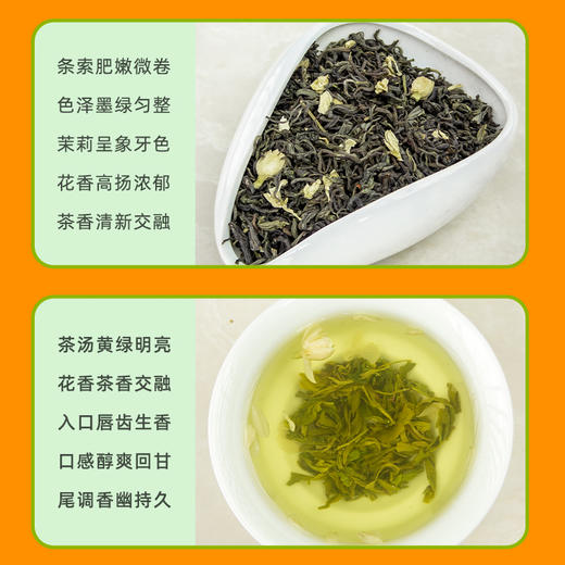 东裕茗茶茉莉炒青66克盒装  浓醇耐泡 久泡余香 商品图1