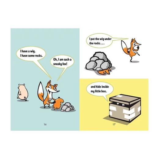 企鹅桥梁小读本 A Pig a Fox 猪和狐狸的故事3册套装 英文原版 进口图书 儿童绘本 故事图画书 独立阅读入门 Jonathan Fenske 商品图1