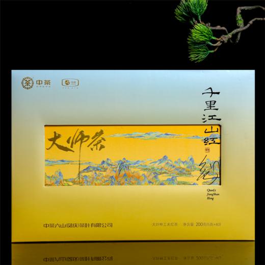 【自营】2024年中茶· 大师茶千里江山红 5克*40泡/盒（配礼盒礼袋） 商品图0