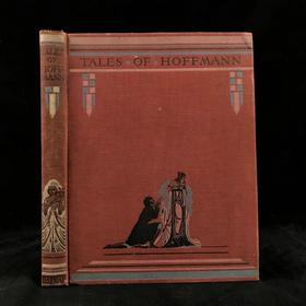 1932年 霍夫曼故事集 马里奥·拉博切塔彩色艺术插图 布面精装16开