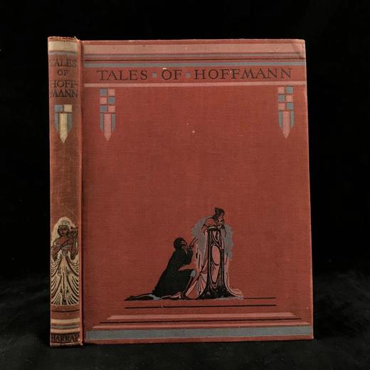 1932年 霍夫曼故事集 马里奥·拉博切塔彩色艺术插图 布面精装16开 商品图0