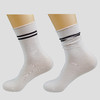 女【2双装 6双6折】丨女士秋冬中筒袜堆堆袜中长筒棉袜双条纹袜子女袜【2422206】 商品缩略图4