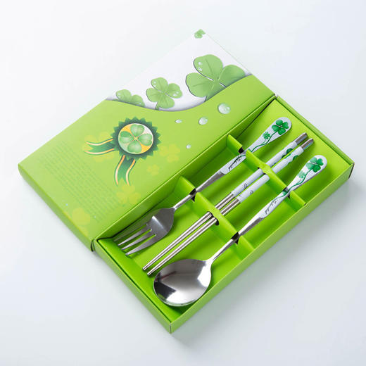 【餐具两件套❗️筷子勺套装】开业礼品 创意实用 不锈钢筷子勺子 餐具套装 活动赠送小礼品 结婚用品回礼伴手礼 婚礼婚庆小礼品新年礼盒年货礼盒 商品图4