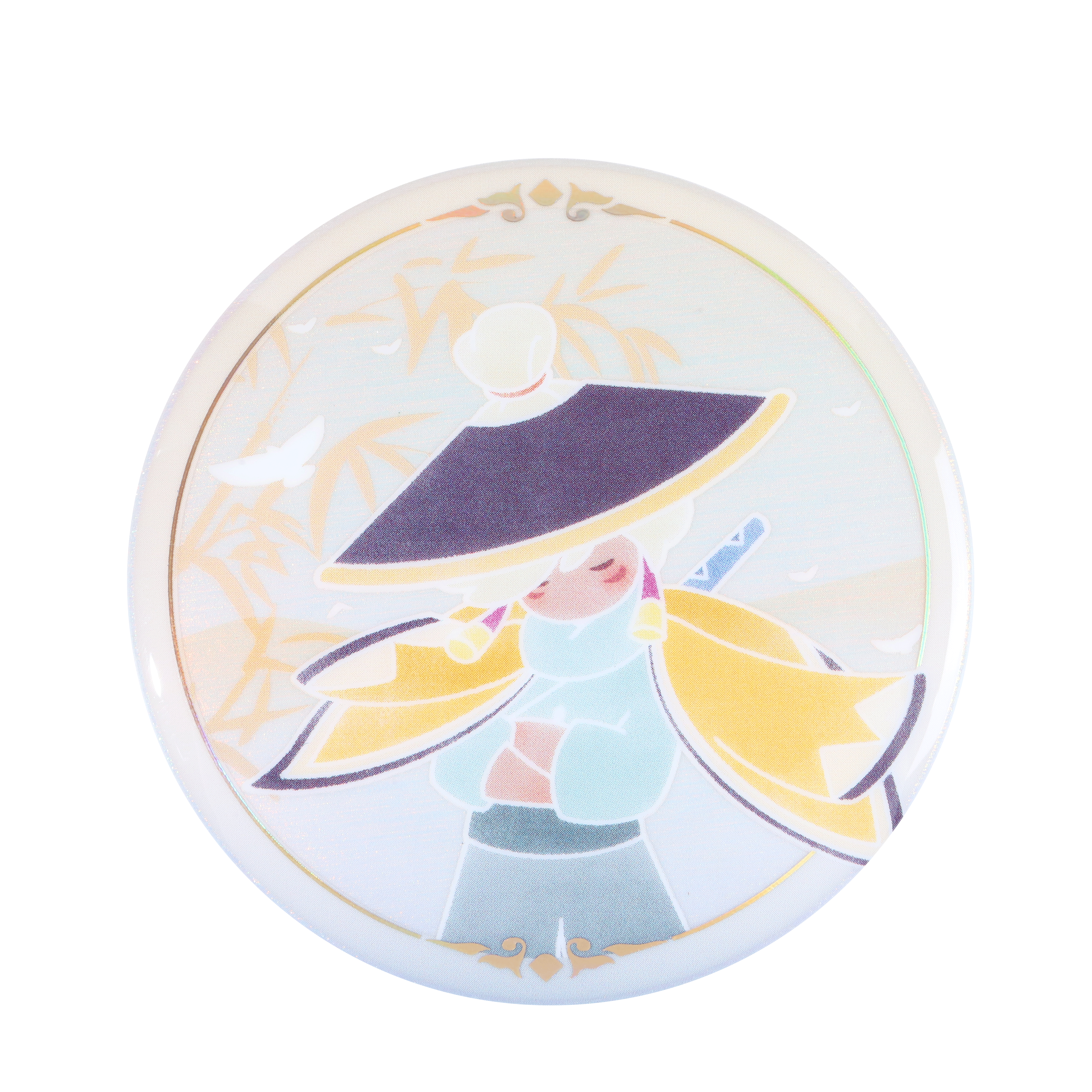 Sky纽扣徽章 - 竹影