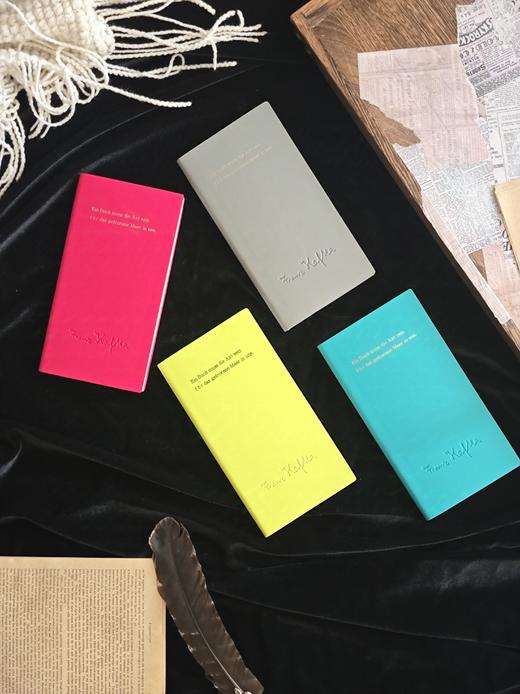 【会员积分兑换】卡夫卡彩色系皮面笔记本 商品图1