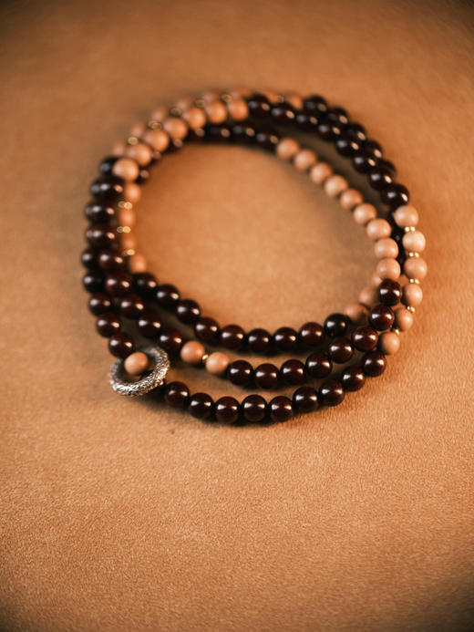 炁体源流串 紫檀配老山檀【器悟雅玩】 商品图3