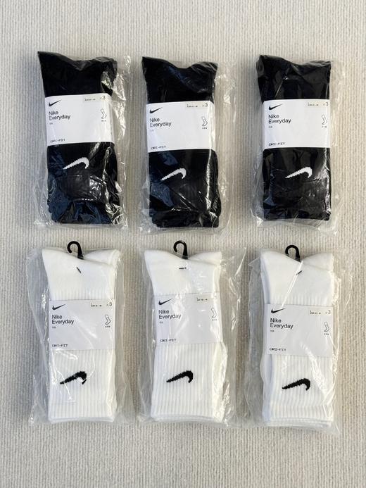 一卡三双 越南产~nk棉质水手袜高帮袜长筒运动袜  经典简约百搭长筒袜袜子  水手袜 商品图1