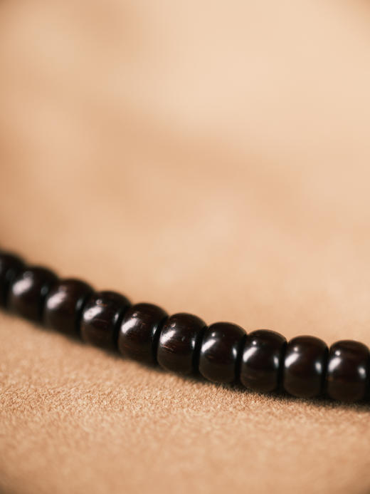 小叶紫檀素串 108颗 鼓珠 珠径0.8【器悟雅玩】 商品图3