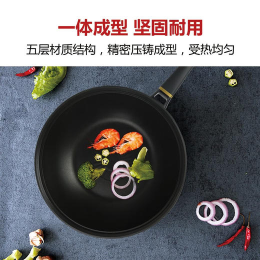 【小家电】Revere 宫宴系列煎锅+炒锅+汤锅组合铝合金不粘锅少油烟锅具不挑灶具RWS-TGT2030T/YK HF 商品图4