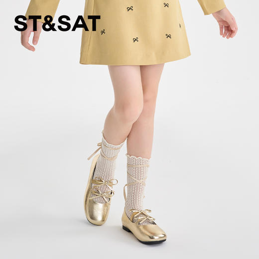 【童鞋】星期六精致双条带蝴蝶结公主玛丽珍SSC3191L3X 商品图4