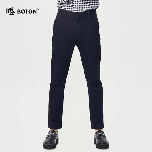 波顿秋冬季男士直筒商务宽直筒休闲牛仔裤修身百搭水洗长裤子ME726320 商品图1