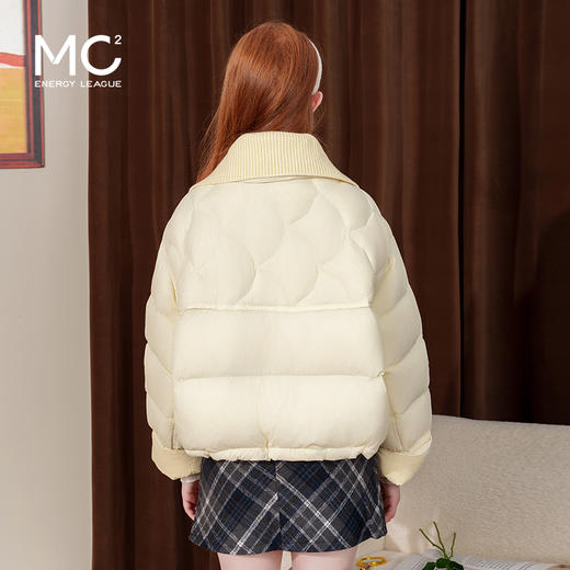 设计感拼接毛织小短款羽绒-2051Y4242547 商品图3