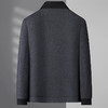 【领子可拆卸】【绵羊毛】【新款DWP】大依优型品质翻领绵羊毛呢大衣外套棒球领商务夹克男宽松加肥加大码上衣胖子休闲 商品缩略图2