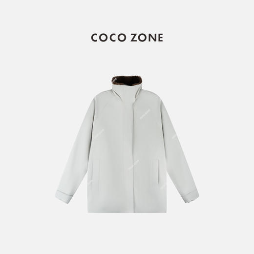 COCO ZONE 设计感立领百搭外套简约通勤长袖上衣CC1C2072 商品图0