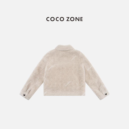 COCO ZONE 秋冬高级感翻领保暖单排扣长袖外套CC2C2172 商品图1