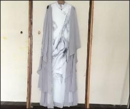 素水流淌长袍 商品图0