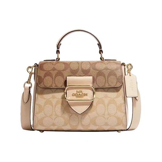 【中检鉴定】【专柜版】COACH蔻驰女士经典 N/S迷你托特通勤斜挎包 HARLEY 23号单肩包斜挎包复古新潮 单肩包斜挎包 商品图6