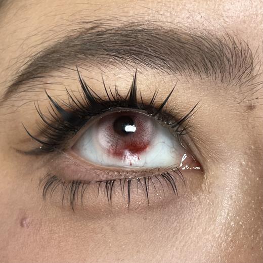 NinaMond日抛--Bloody Tears血泪系列White白瞳血泪（2片/盒日抛） 商品图2