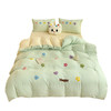 A类婴幼儿级水洗棉四件套床品可爱毛巾绣纯棉三件套床单被套4件套 商品缩略图4