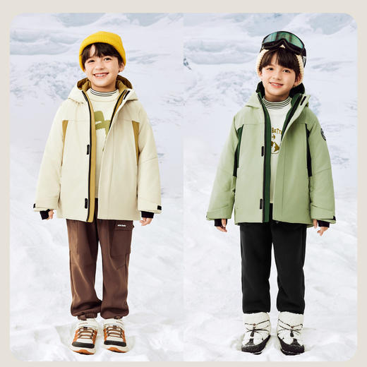 【三防】迷你巴拉冬新款男女童连帽棉服宝宝厚实保暖挺括外套 商品图2