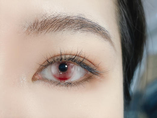 NinaMond日抛--Bloody Tears血泪系列White白瞳血泪（2片/盒日抛） 商品图6