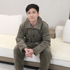 【169元1套】秋冬男士绒料家居服开衫套装--2243233 商品缩略图0