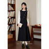 鹿向南「秋落书房」假两件连衣裙女装秋季2024新款设计感显瘦裙子A00602 商品缩略图3