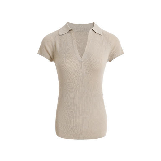 MAISON COVET 超细羊毛短袖polo衫 商品图3