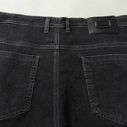 【新款DWP】大依优型大码牛仔裤直筒棉质长裤男舒适弹力休闲商务简约百搭加肥加大男装裤子 商品图7