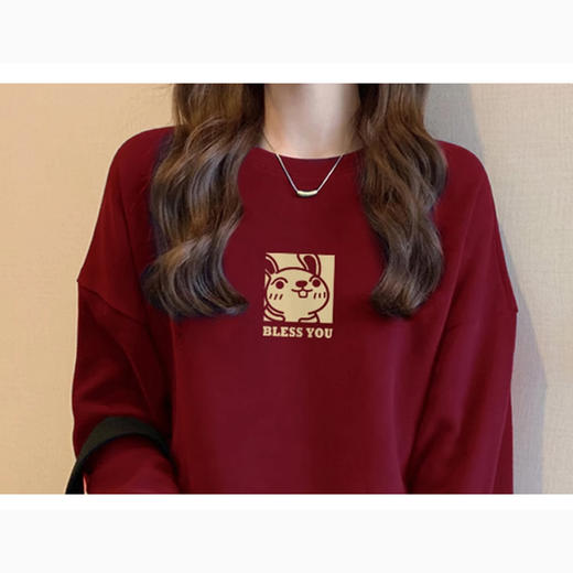 裁缝学苑AQ365短款卫衣纸样女装圆领落肩无帽春秋季上衣样板 商品图1