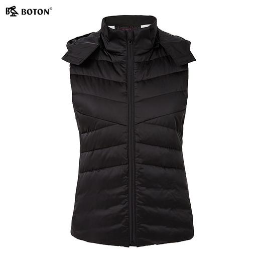 波顿女士冬季羽绒马甲女棉背心外搭女士坎肩秋大码潮LC725321 商品图6