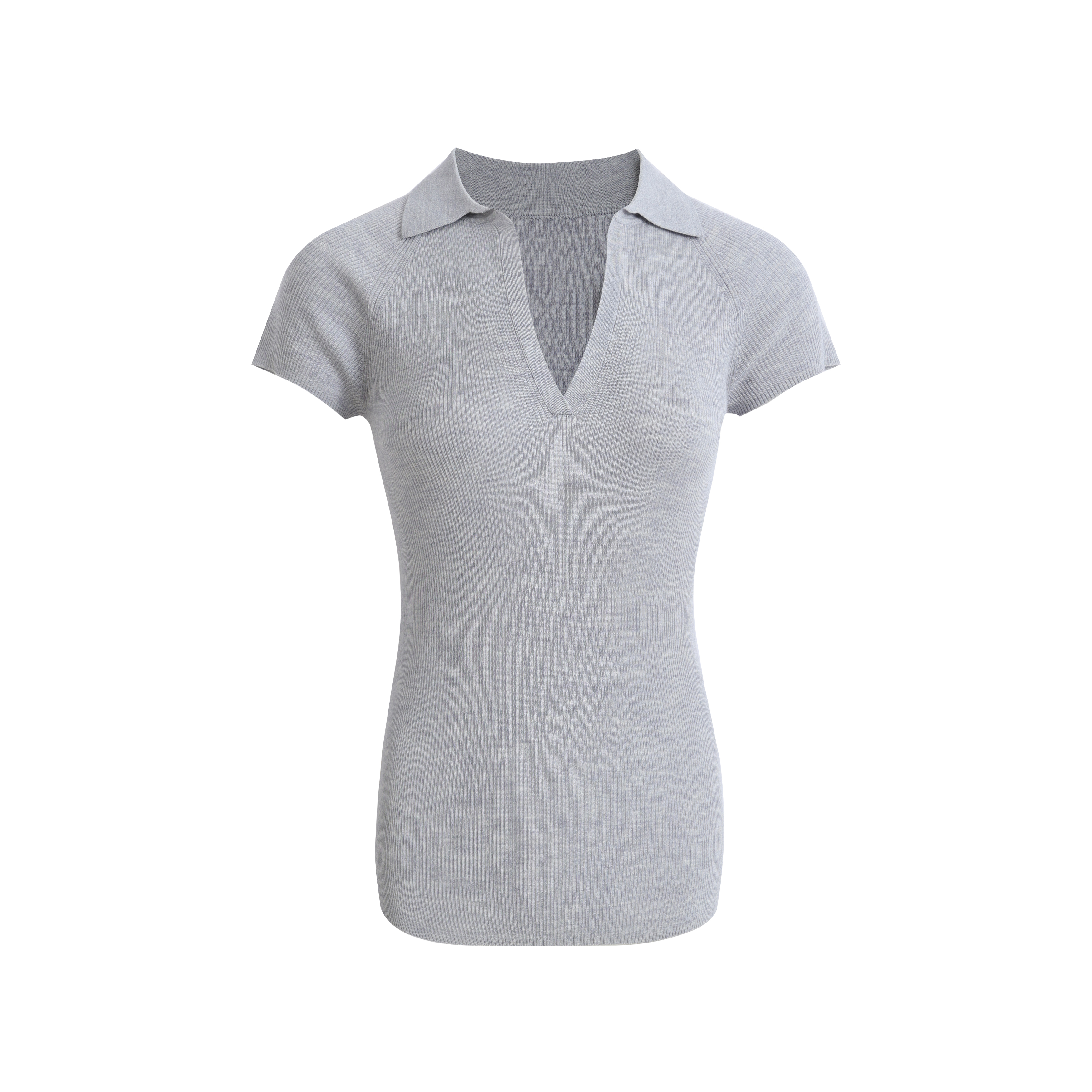 MAISON COVET 超细羊毛短袖polo衫