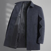 【羊毛】【新款DWP】大依优型品质羊毛呢大衣外套商务夹克男宽松加肥加大码上衣胖子正装休闲 商品缩略图3