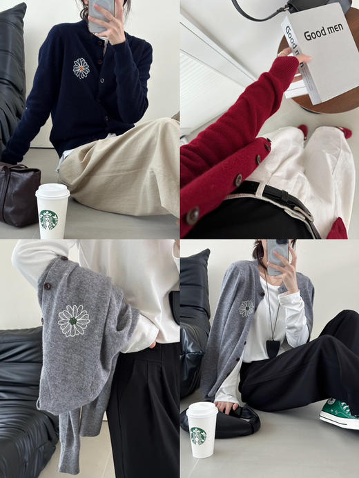 韩单原标小雏菊100羊毛 商品图8