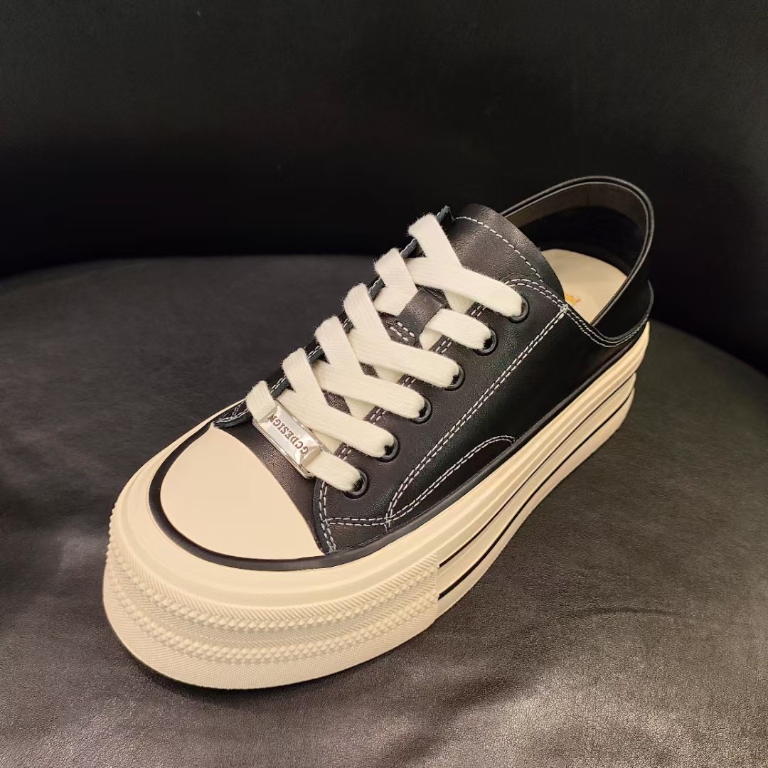 LFGJ凌介女鞋  18501  时尚百搭厚底板鞋