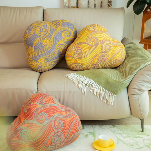 梵高星空系列云朵靠包沙发抱枕睡觉靠垫靠包客厅轻奢高级感 商品图0