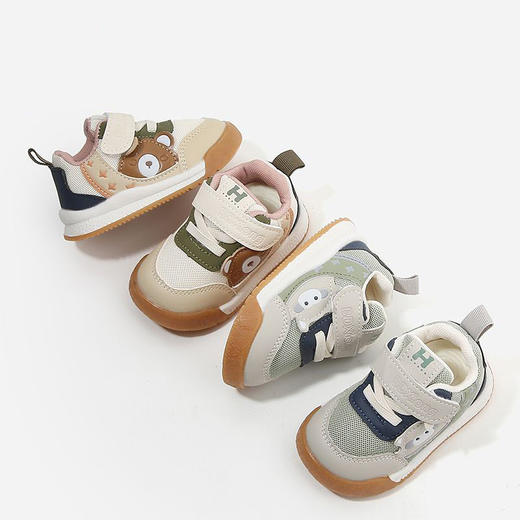 【品牌直供】钇佳达新款卡通学步鞋男女宝宝运动鞋透气网布关键鞋16-26 商品图1
