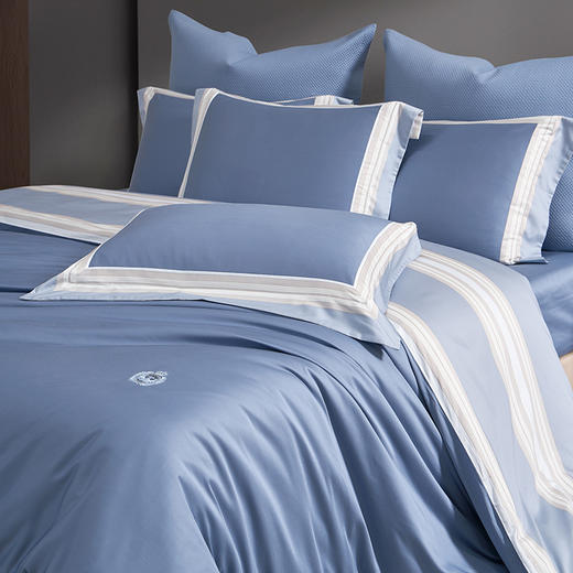 梦洁MENDALE床品 纯棉缎纹四件套：1956S顺1010102365/1010102364 商品图1