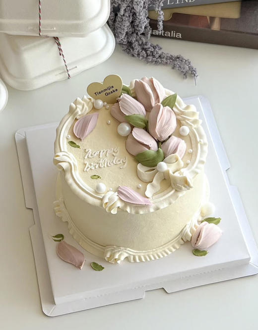 女神刮刀花蛋糕 商品图0