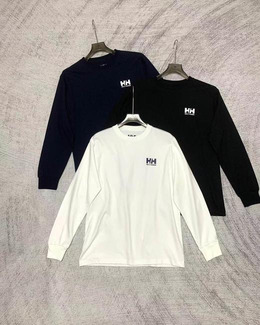 HELLY HANSEN LS Square Logo Tee海丽汉森 男女混纺长袖T恤 面料厚实 商品图7