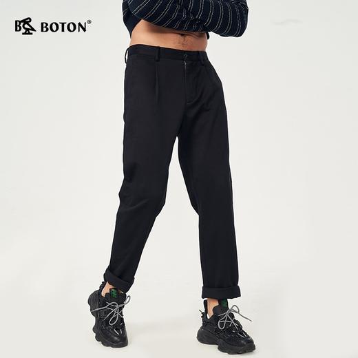 波顿小西裤男士春秋季商务正士休闲长裤子弹力修身百搭直筒裤ME739320 商品图2