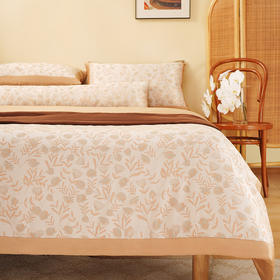 素雅花语系列四件套复古床上全棉纯棉床单被罩枕罩床品结婚轻奢高级感