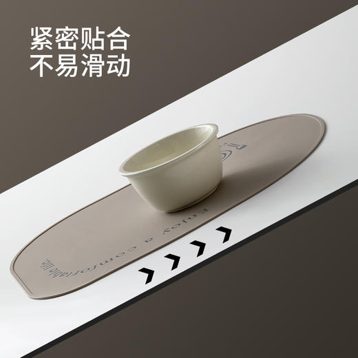 FaSoLa餐垫高级感轻奢北欧家用防水防油西餐垫餐桌防烫硅胶隔热垫 商品图2