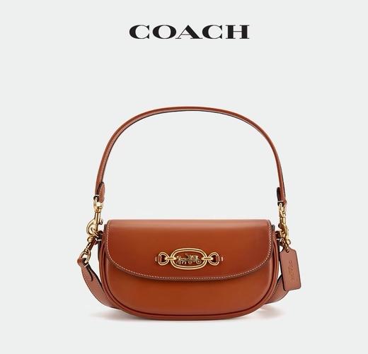 【中检鉴定】【专柜版】COACH蔻驰女士经典 N/S迷你托特通勤斜挎包 HARLEY 23号单肩包斜挎包复古新潮 单肩包斜挎包 商品图2