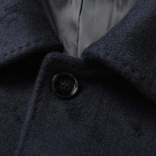 【羊毛】【新款DWP】大依优型品质羊毛呢大衣外套商务夹克男宽松加肥加大码上衣胖子正装休闲 商品图5