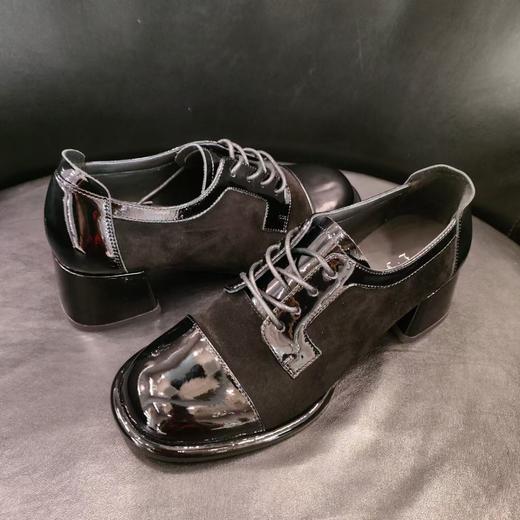 LFGJ凌介女鞋  0356  时尚百搭粗跟鞋 商品图2