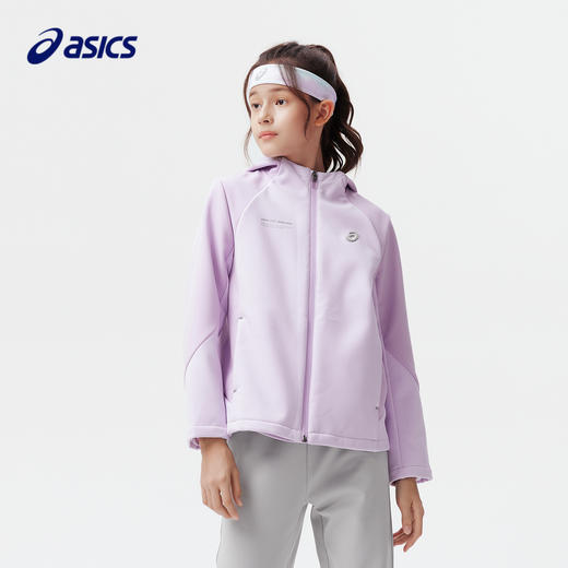 【商场同款】Asics/亚瑟士童装2024年秋运动外套新款防水吸湿速干 商品图1